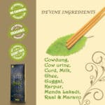 Cow dung agarbatti ingredients