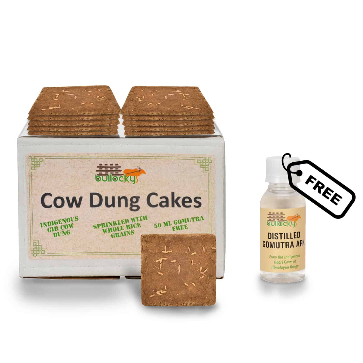 Pure Cow Dung Cake - Cow Kart