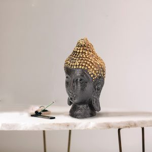 Cowdung made Buddha on Table